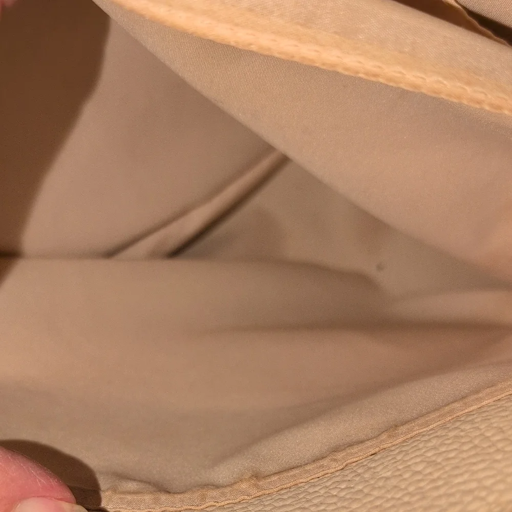 Arezzo Giorno Chic Cream Tote Bag with Braided Handles